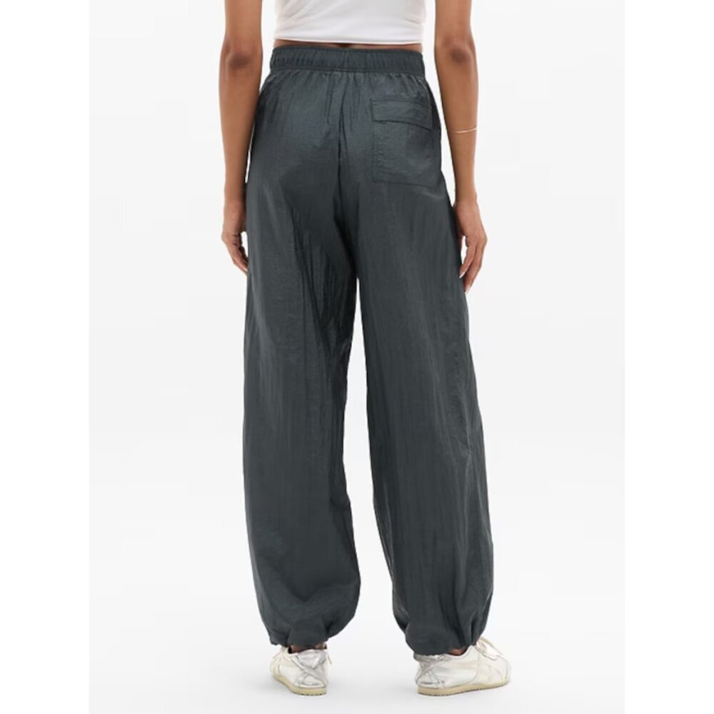 Athleta Lunar Utility Pant L Dark Rinse gray NWT athleisure adjustable hem - Picture 2 of 5
